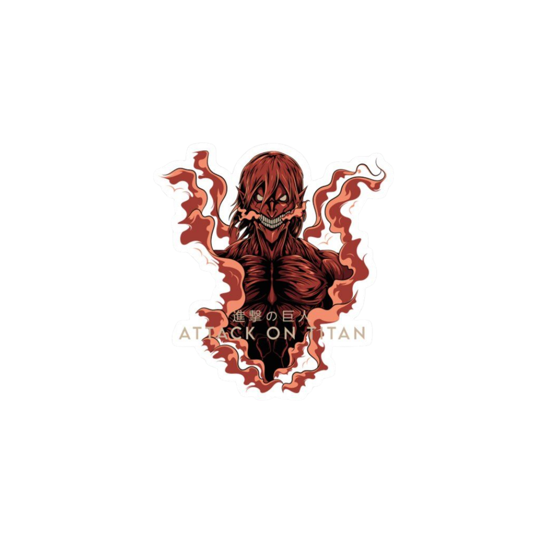 Erin Titan Mode Attack on Titan Anime Sticker
