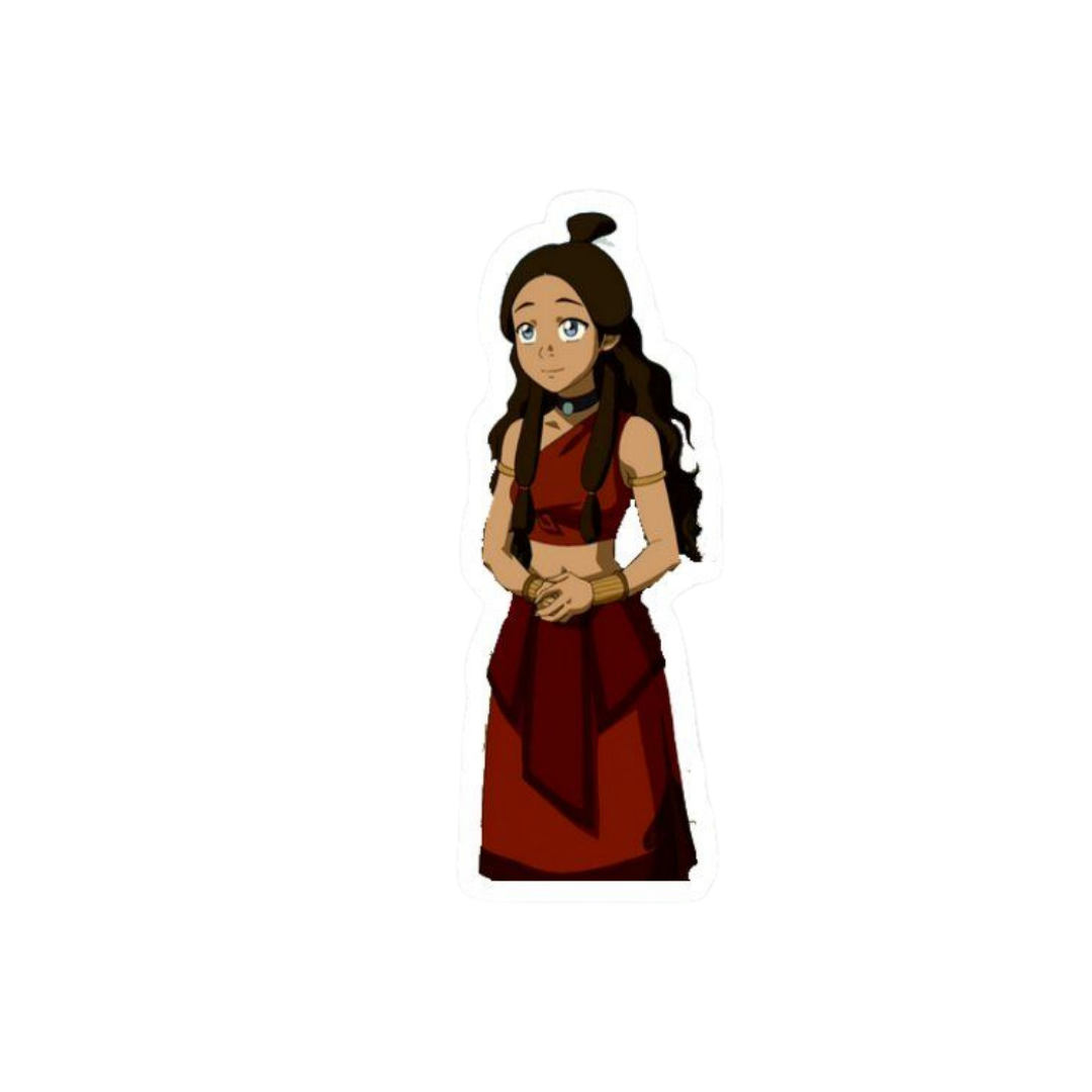 Comic Toph Beifong | The Last Airbender Premium Sticker | TV Series