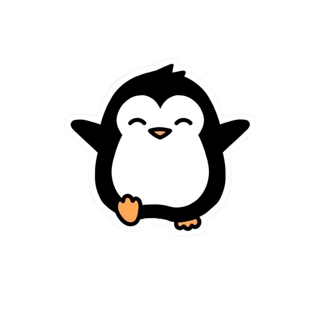 Cute Penguin Sticker 3