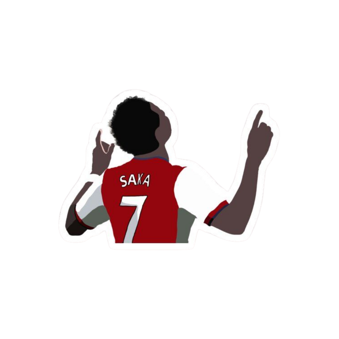Saka | Arsenal Premium Sticker | Football Club