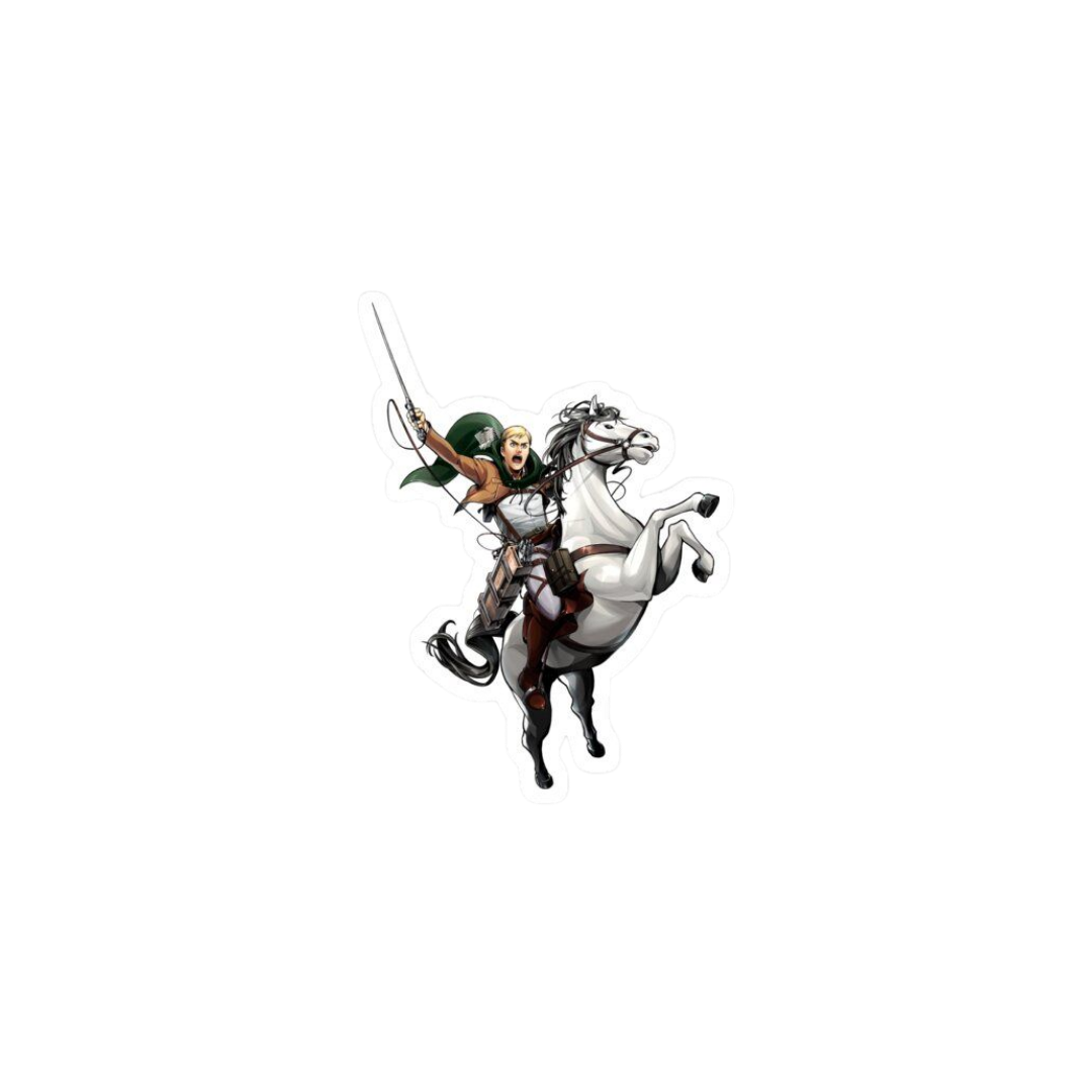 Commander Erwin Attack on Titan Anime Sticker