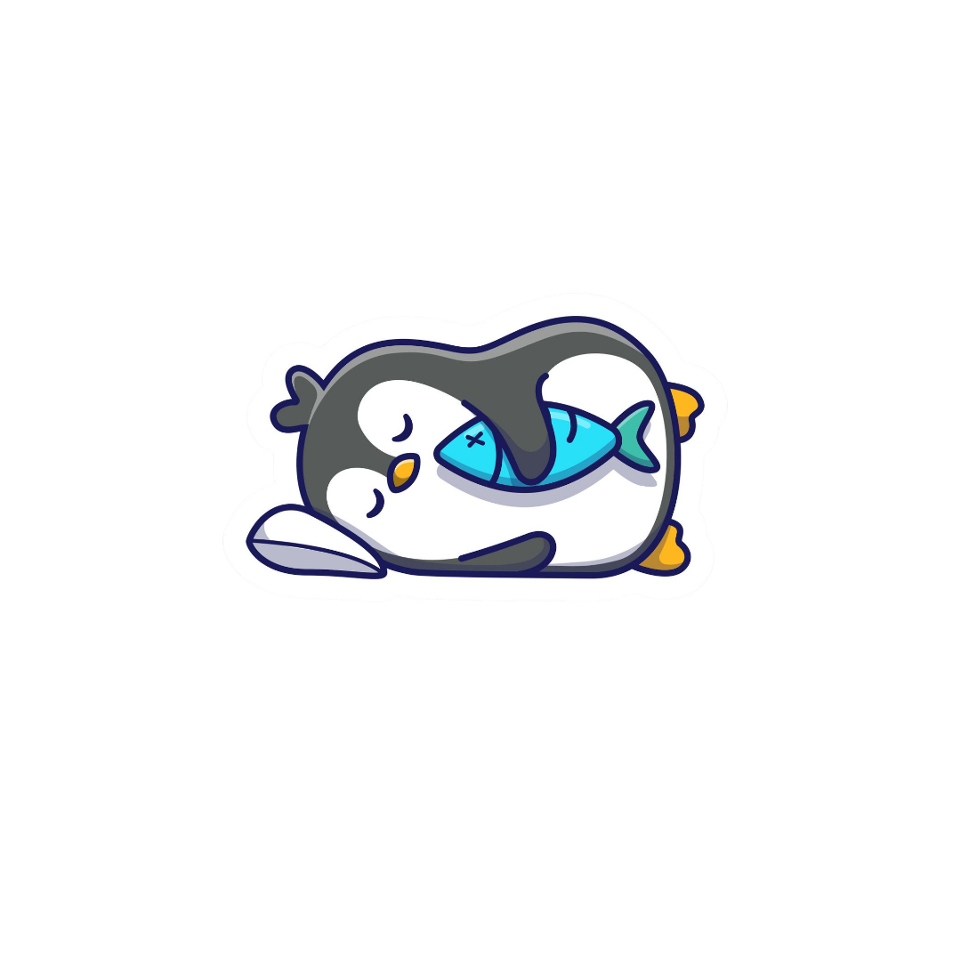 Cute Penguin Sticker 7