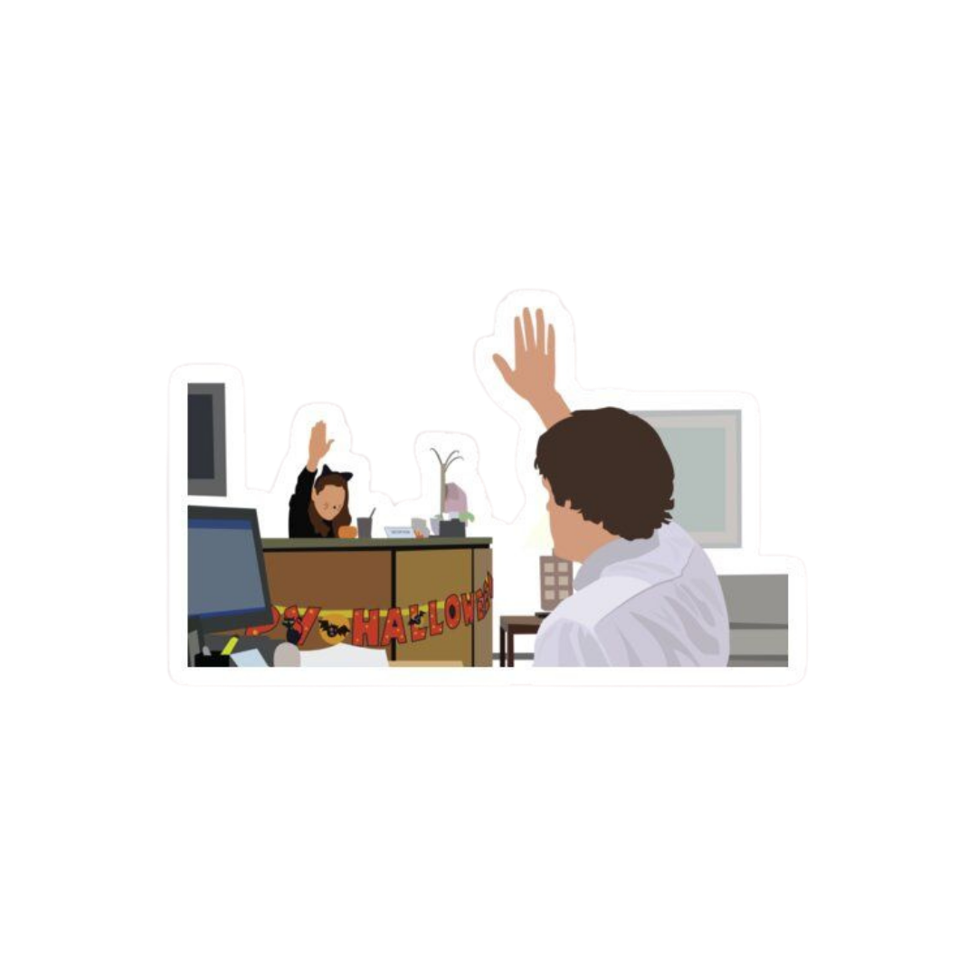 The Office Greeting | The Office Premium Sticker | TV Series