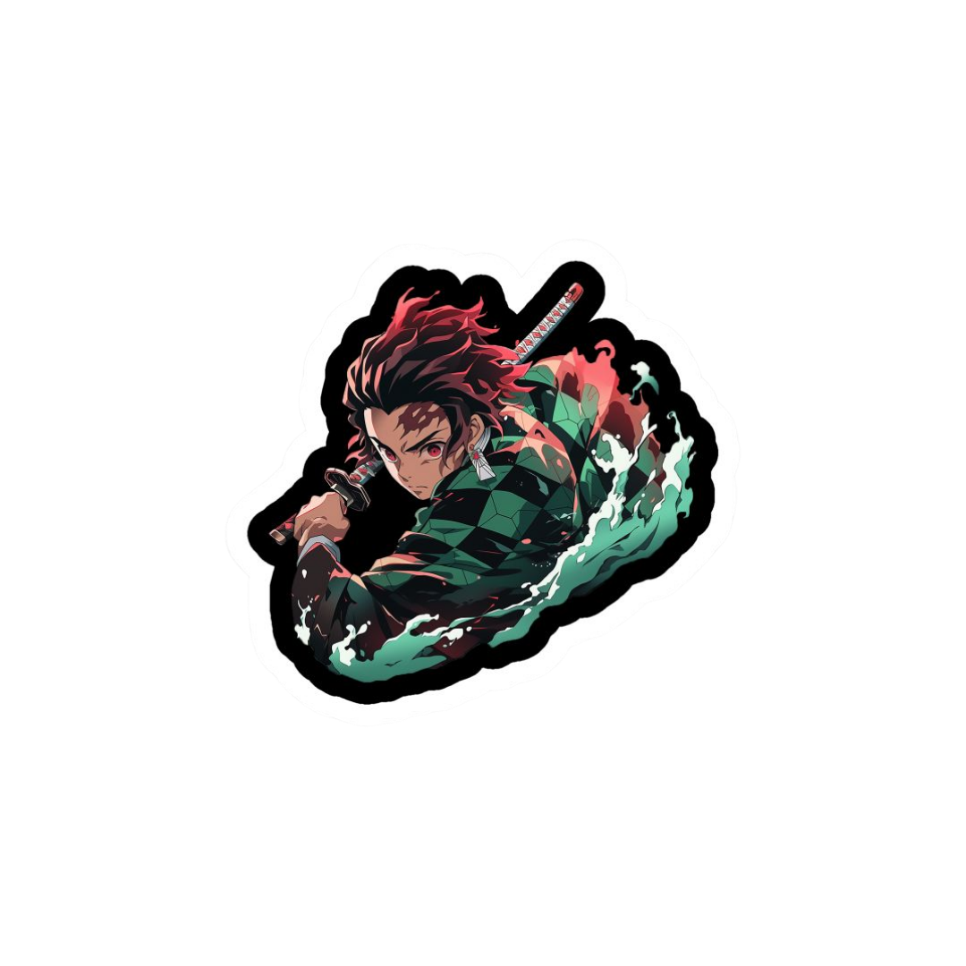 Tanjiro Demon Slayer Anime Sticker