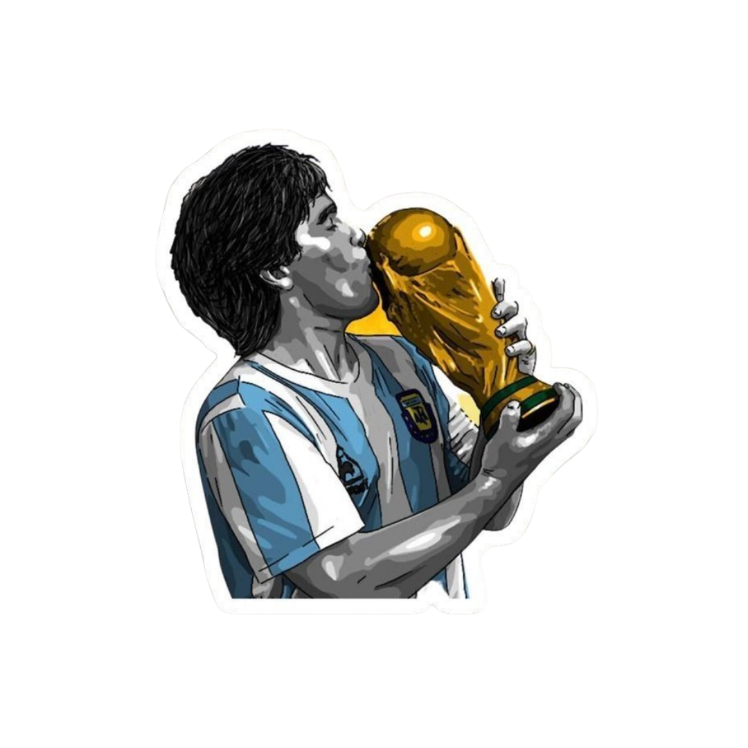 Maradona | Argentina Football Sticker | Football Team