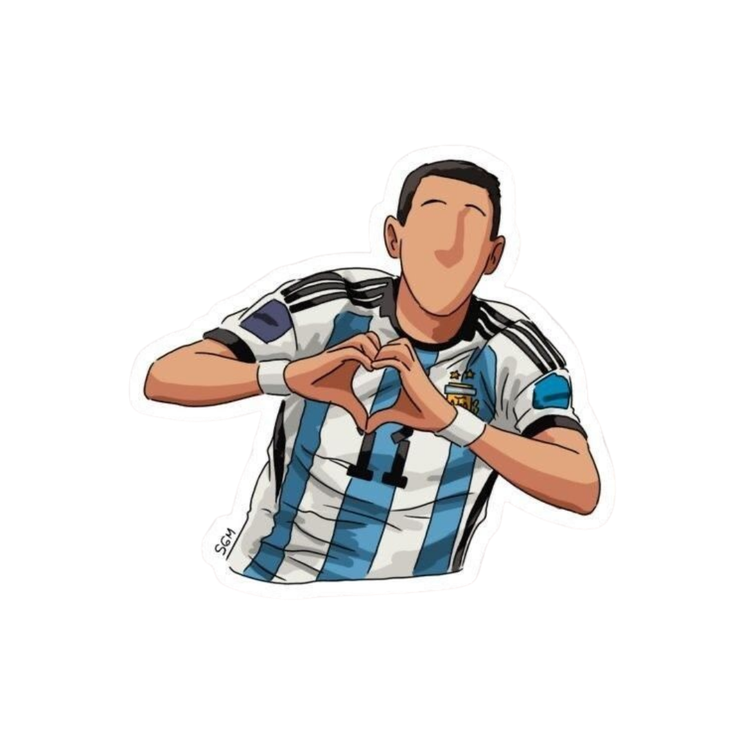 D Maria | Argentina Football Sticker | Football Team