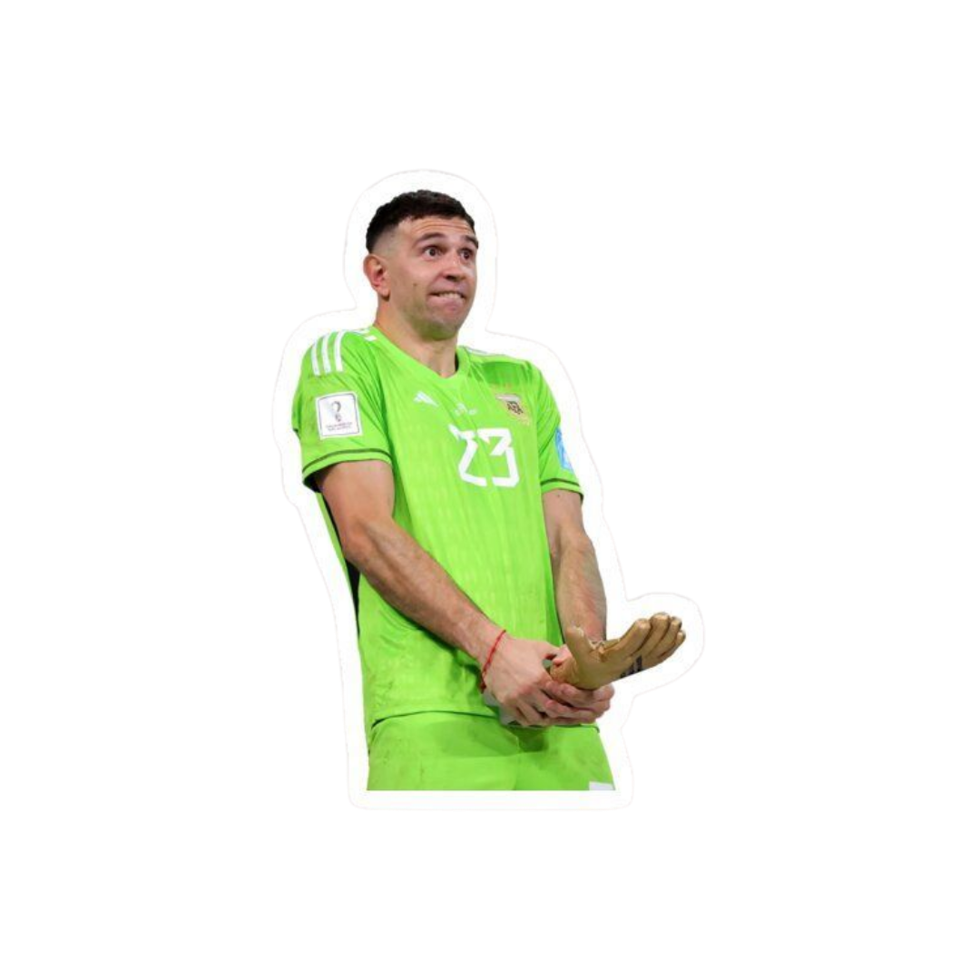 Golden Gloves Martinez | Argentina Football Sticker | Football Team