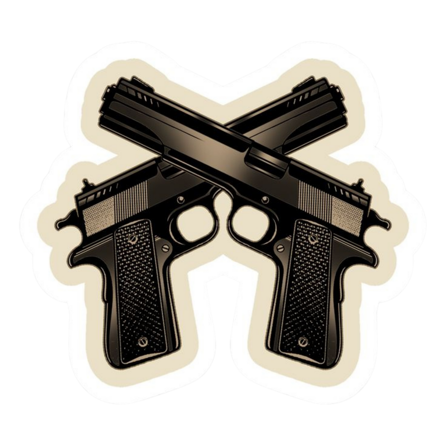 Guns & Booms | Guns & Booms Premium Sticker | Action Grapics