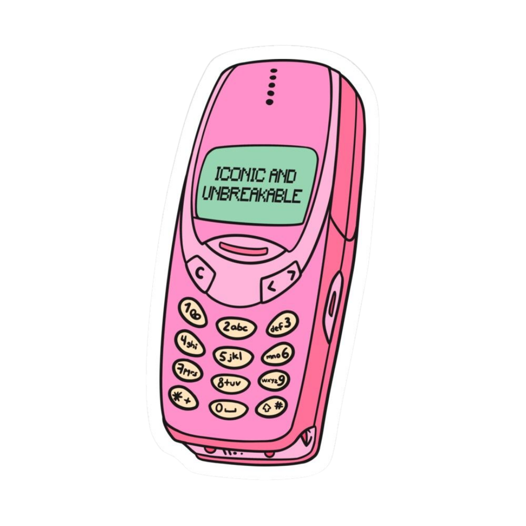 Pink Sticker 87 | Women Pink Barbie Lady | Aesthetic Girl Power Premium Sticker