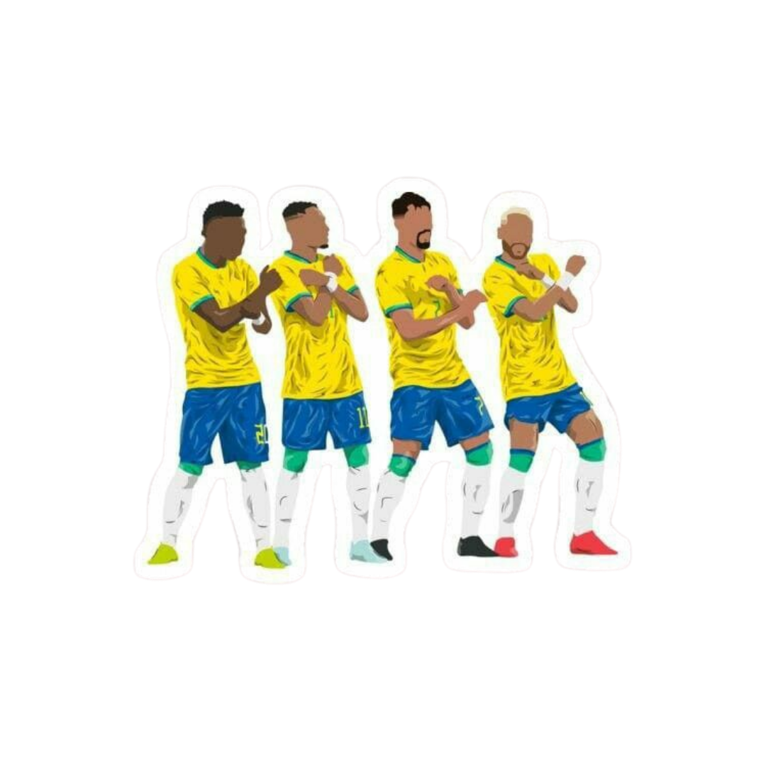Goal Celebration | Brazil Football Sticker | Football Team