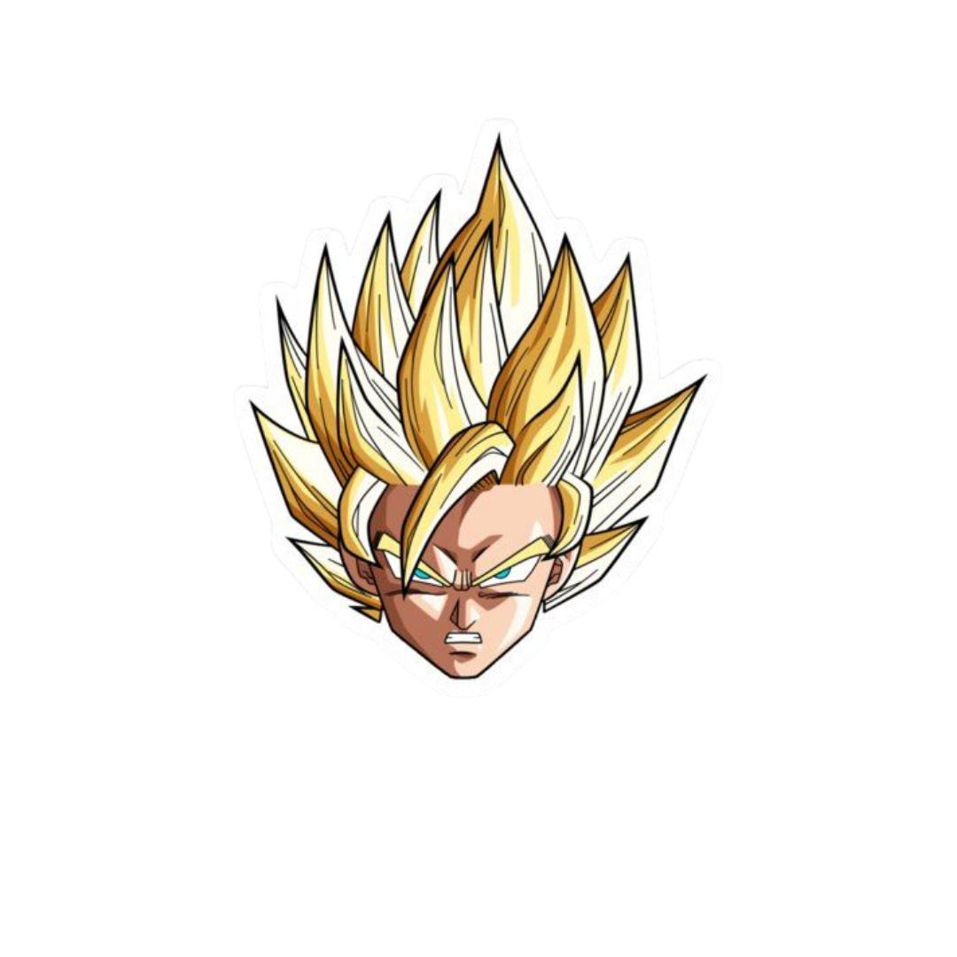 Son Goku Head Dragon Ball Z Anime stickers