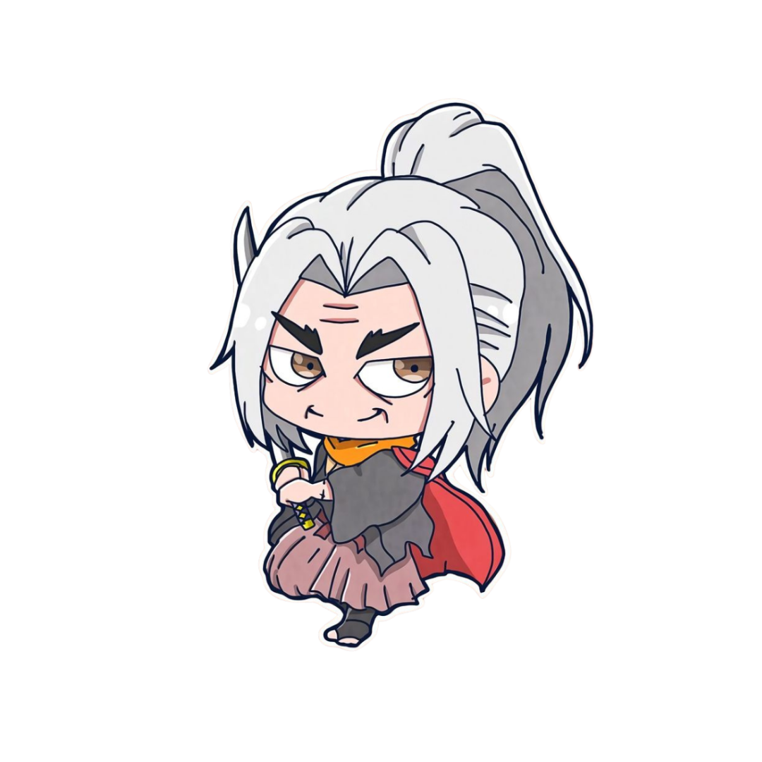 Racord of ragnarok stickers Sasaki Kojiro