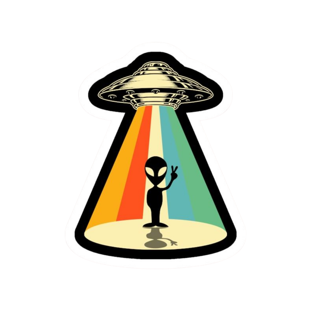 UFO Gamer Sticker