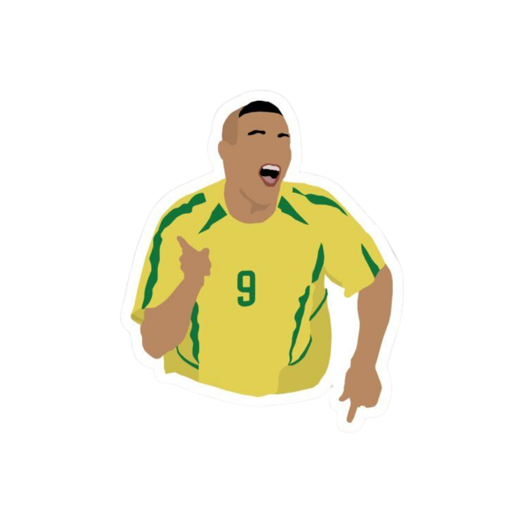 Ronaldo 9 | Brazil Football Sticker | Football Team