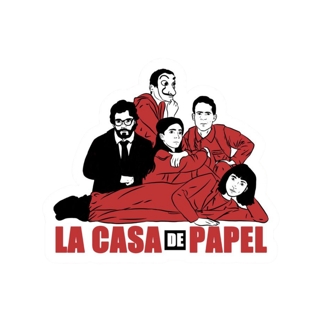 La Casa De Papel | Money Heist Premium Sticker | TV Series