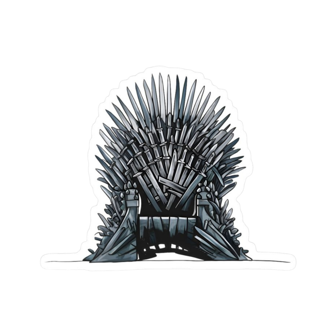 Iron Throne | Game of Thrones Premium Sticker | TV Series