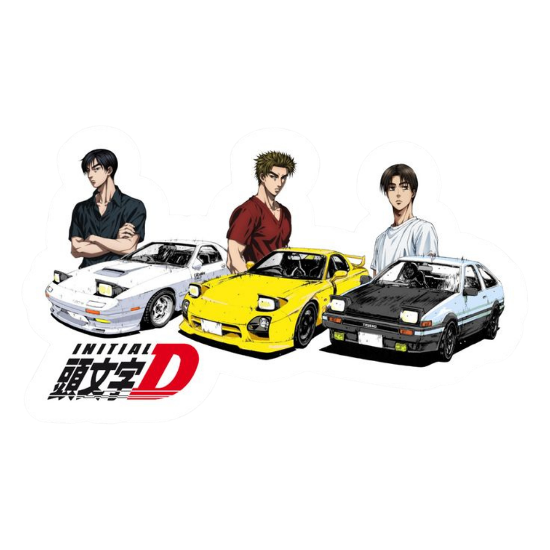 Initial D 8 | Anime Sticker