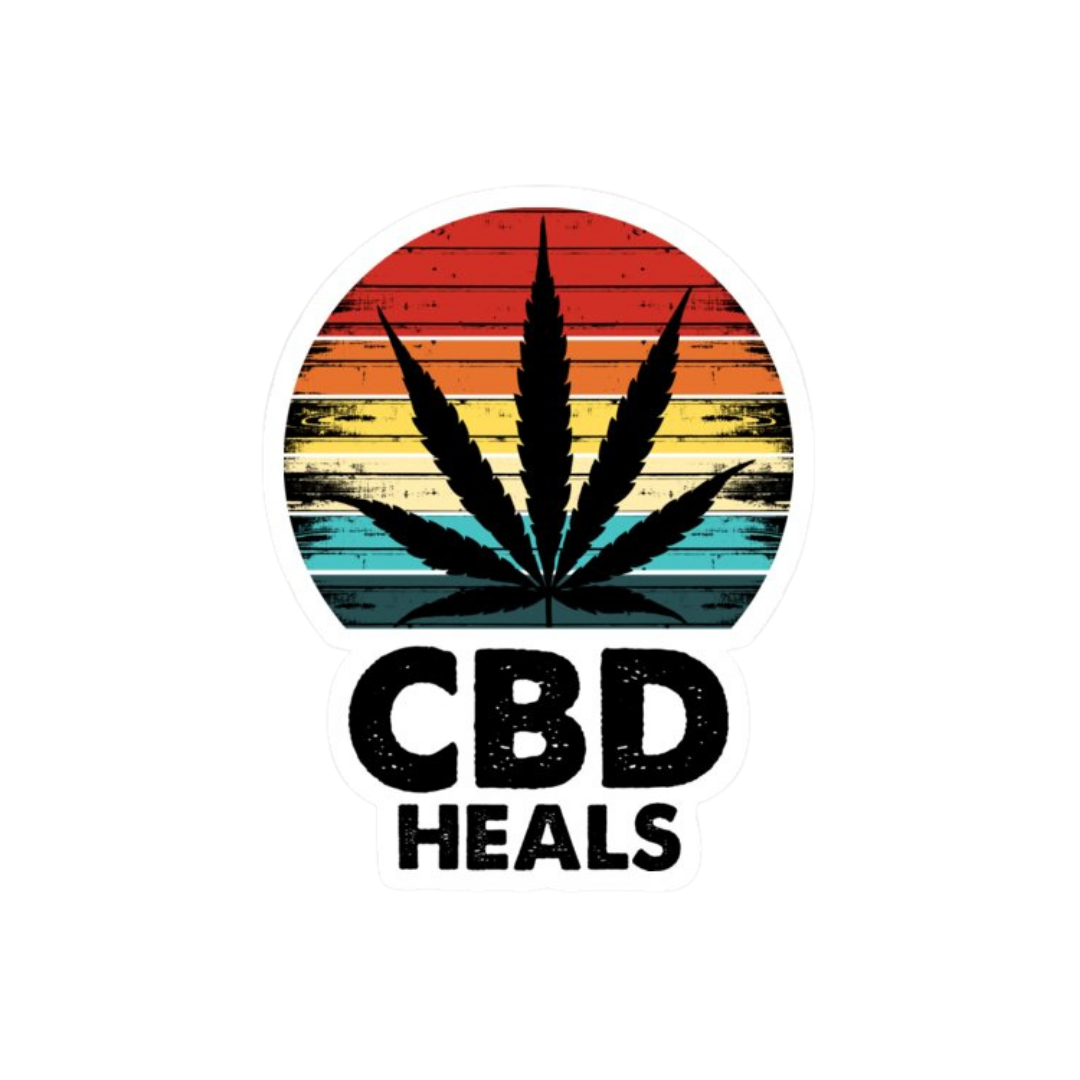 CBD Heals sticker