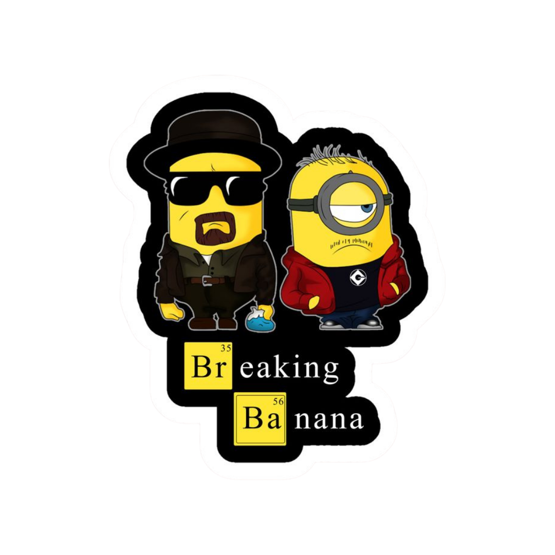 Breaking Banana Heisenberg Sticker