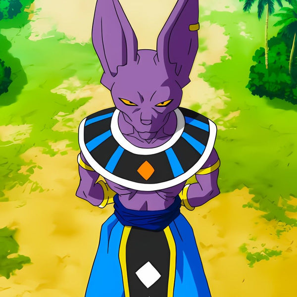 Beerus Dragon Ball Z Anime Stickers