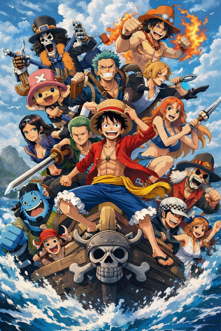 One Piece Anime Stickers