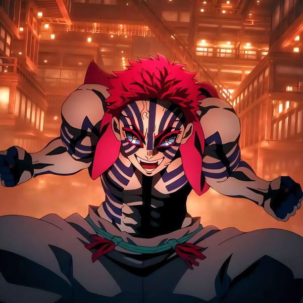 Akaza Demon Slayer Anime Stickers