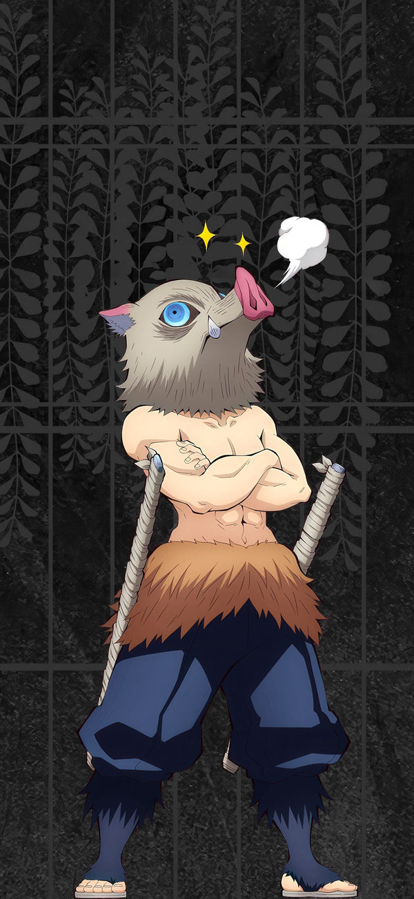 Inosuke Hashibira Demon Slayer Anime Stickers