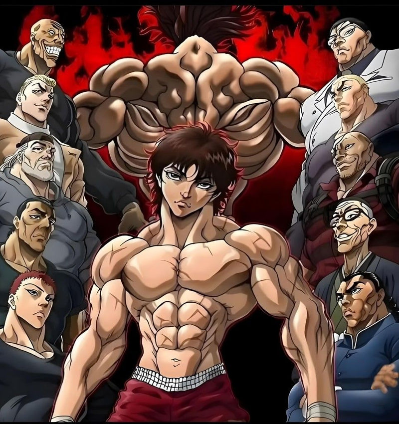 Baki the Grappler Anime Stickers