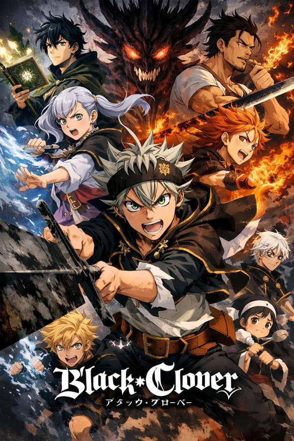 Black Clover Anime Stickers - StickerBD
