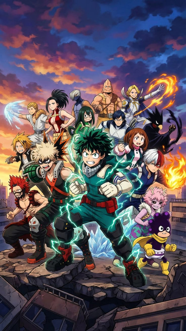 My Hero Academia Anime Stickers | Hero Designs | StickerBD