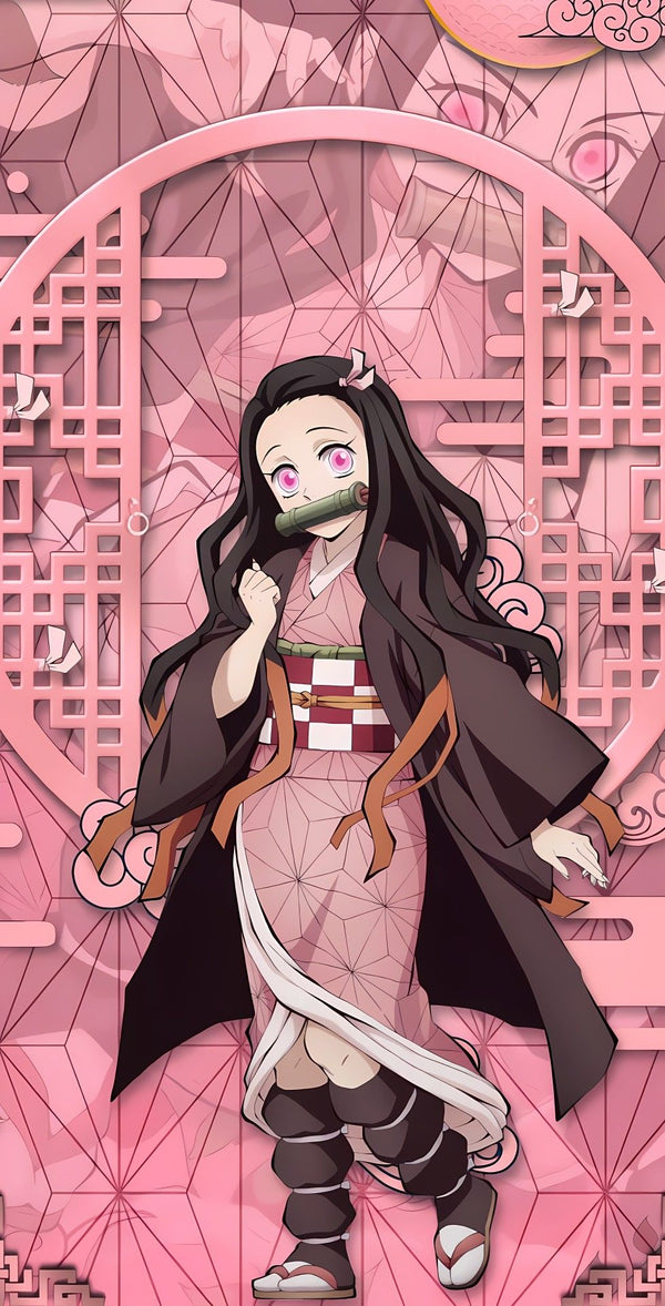Nezuko Kamado Demon Slayer | Premium Anime Stickers | StickerBD