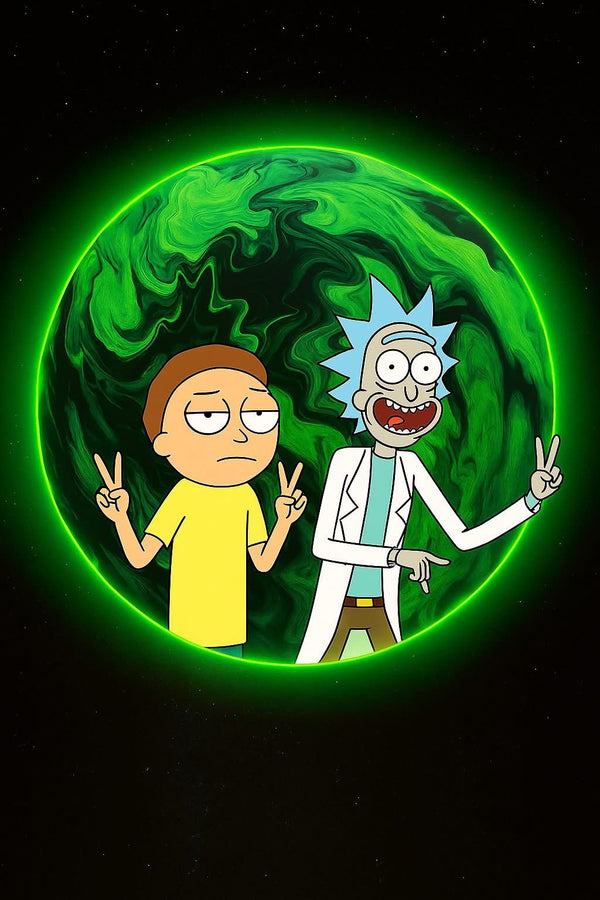 Rick and Morty Stickers | Cartoon Series Stickers | StickerBD