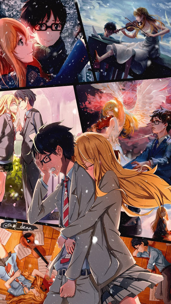 Your Lie in April | Emotional Anime Designs | StickerBD