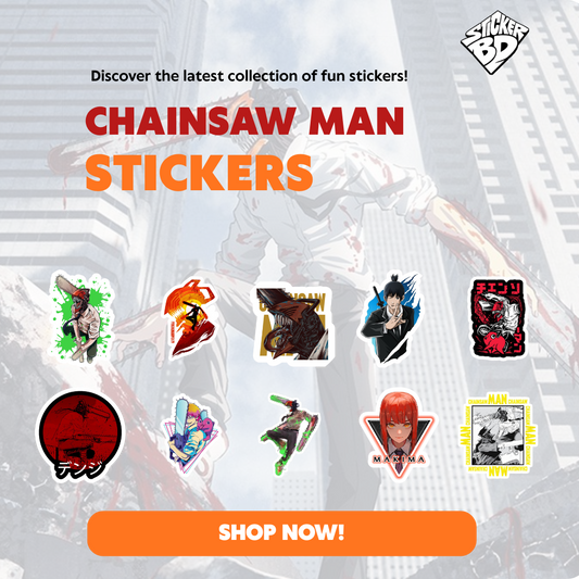 Chainsaw Man Anime Sticker Bundle