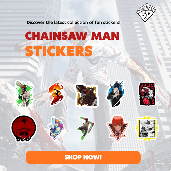 Chainsaw Man Anime Sticker Bundle