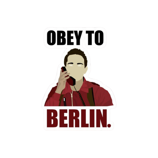 Berlin | Money Heist Premium Sticker | TV Series