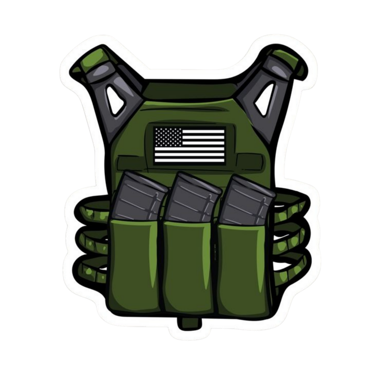 Guns & Booms 16 | Guns & Booms Premium Sticker | Action Graphics