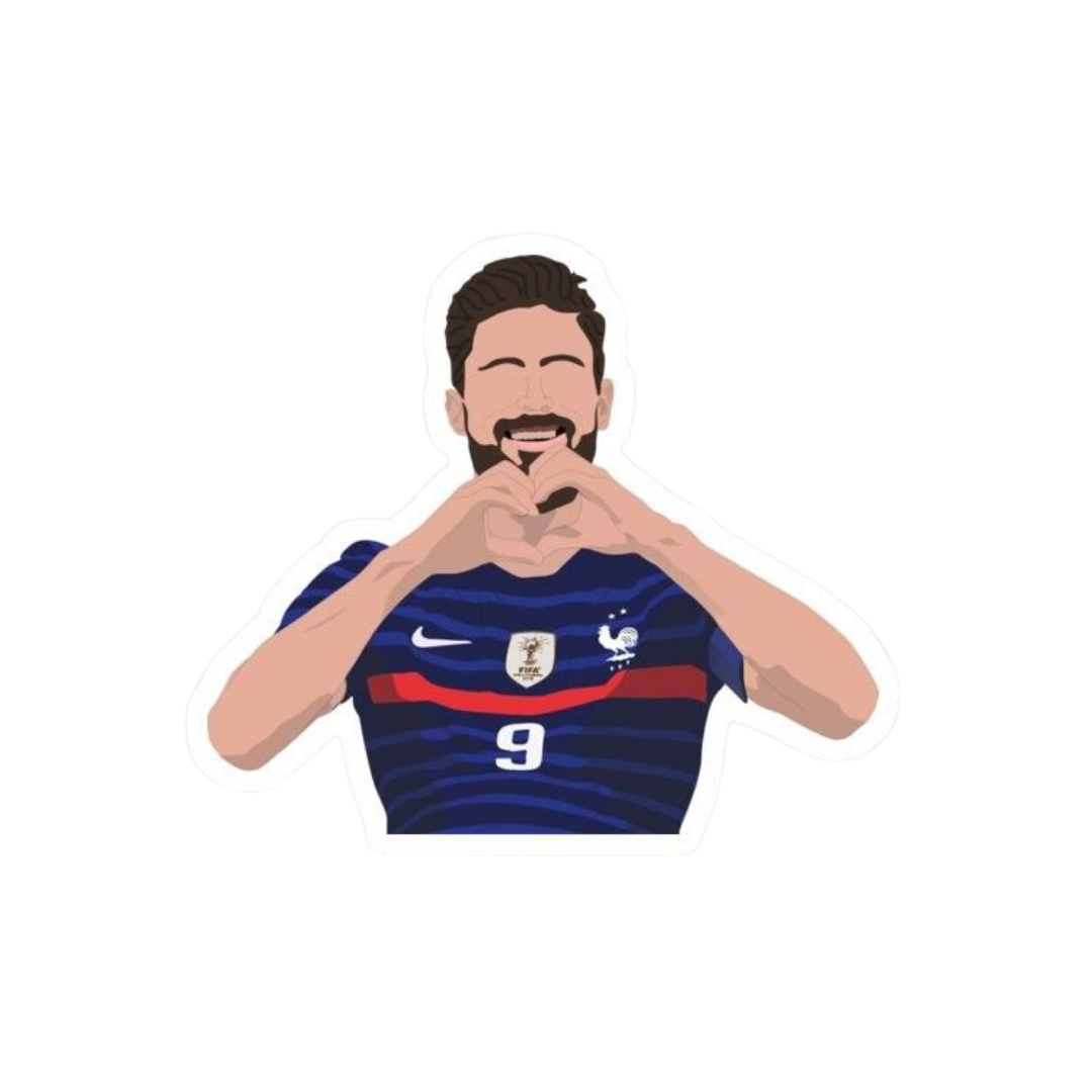 Oliver Giroud | France Football Sticker | Football Team