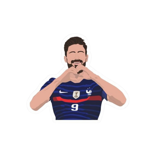 Oliver Giroud | France Football Sticker | Football Team