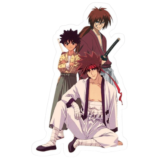 Rurouni Kenshin Anime Sticker 9 | Himura Kenshin Aesthetic Samurai Premium Sticker