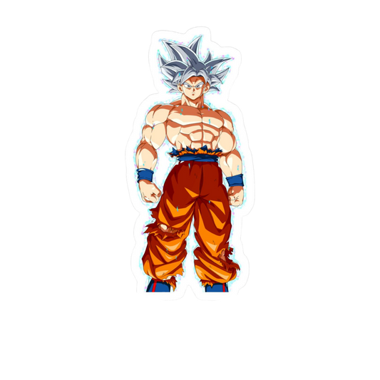Son Goku Super Saiyan White Full  Dragon Ball Z Anime Stickers