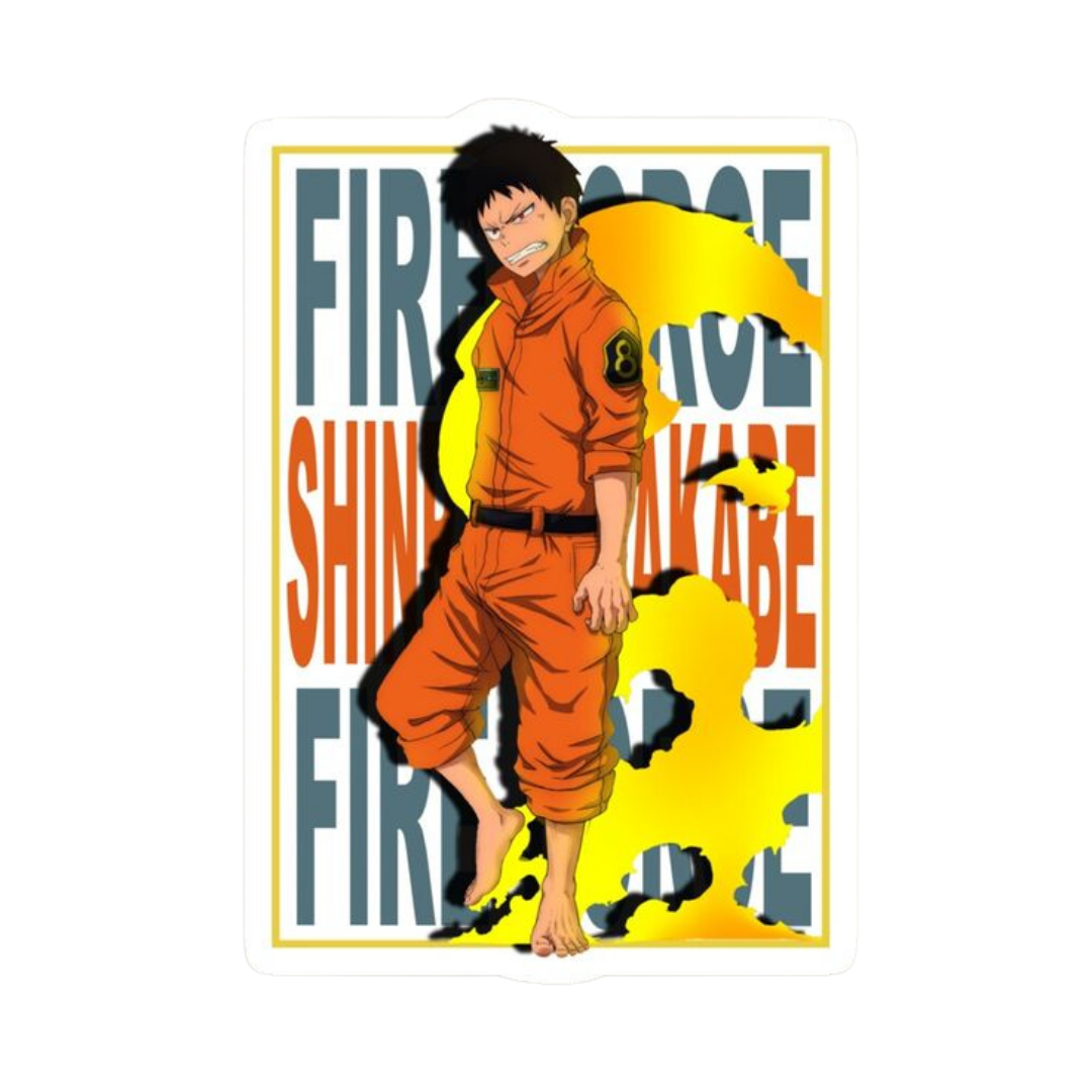 Fire Force Sticker 10 | Action Anime Premium Sticker