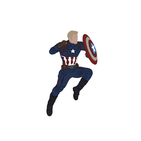 Captain America 10 | Captain America Premium Sticker | Movie