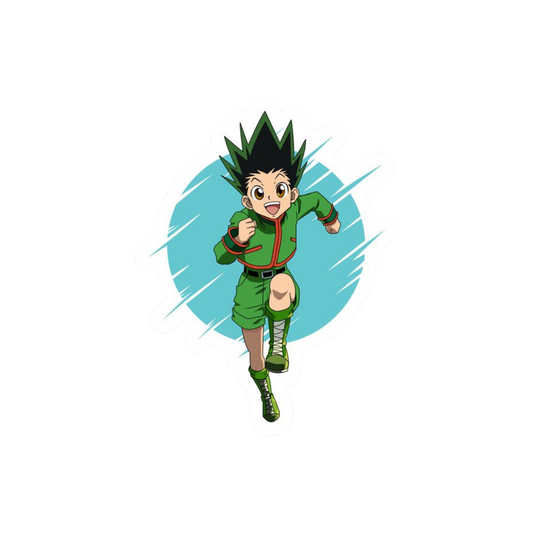 Hunter X Hunter anime stickers Gon Running