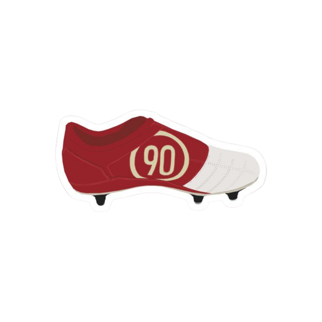 Red Football Boots | Football Premium Sticker | Football