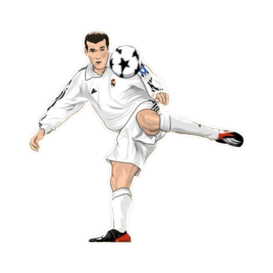 Legend Zinedine Zidane | France Football Sticker | Football Team