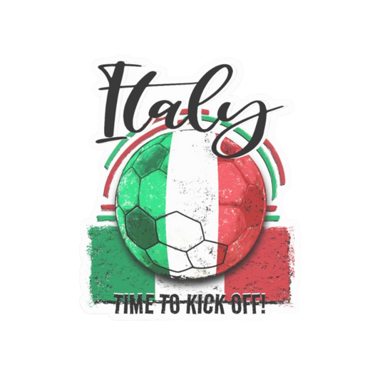 Time to Kick Off | Italy Football Sticker | Football Team
