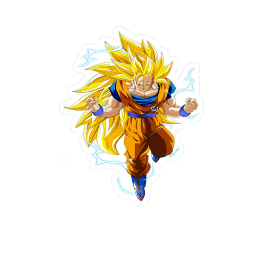 Son Goku Super Saiyan 3 Dragon Ball Z Anime Stickers