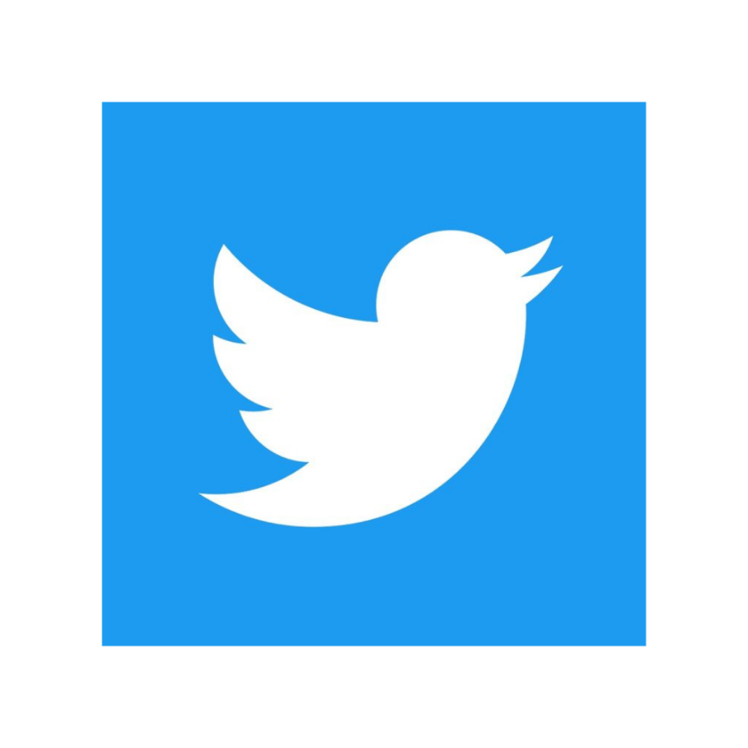Twitter | Social Media Logo Premium Sticker | Social Media