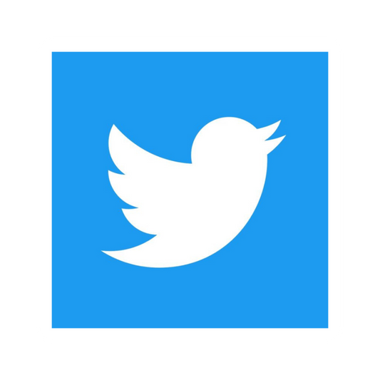 Twitter | Social Media Logo Premium Sticker | Social Media